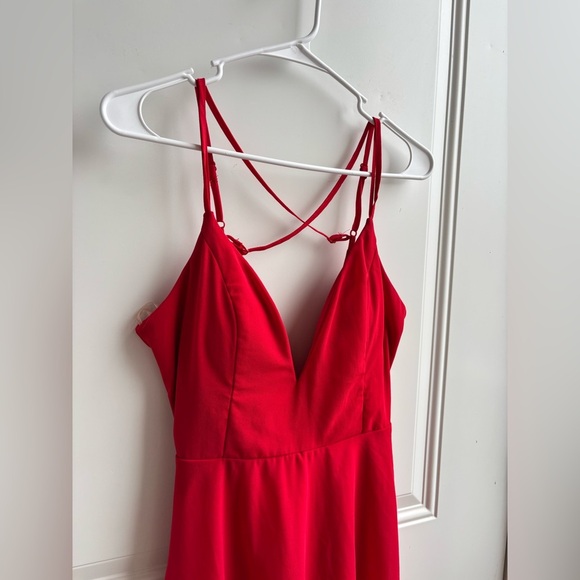 Charlotte Russe | The red Plunge | mini dress M - Picture 2 of 7